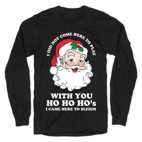 Christmas Sweatshirt Here to Sleigh Sweatshirtfunny 