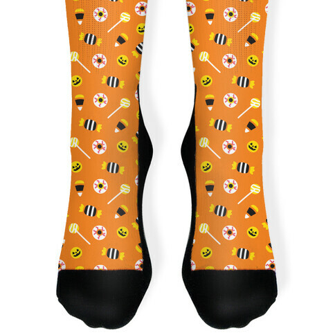 Halloween Candy Pattern Sock