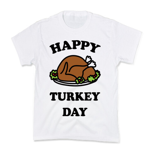 Happy Turkey Day Kids T-Shirt