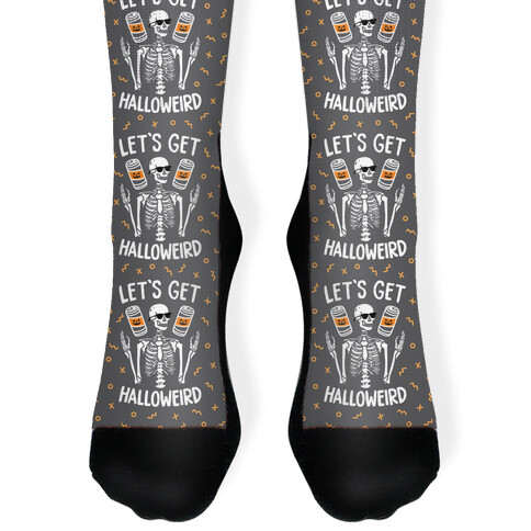 Let's Get Halloweird Sock