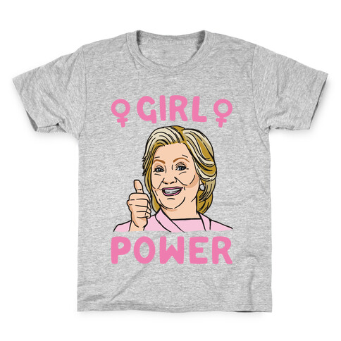 Girl Power Hillary  Kids T-Shirt