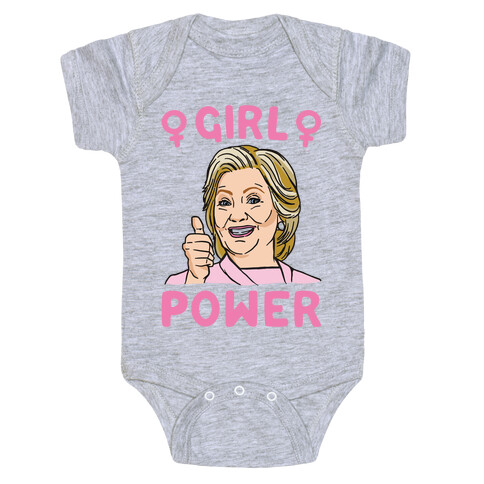 Girl Power Hillary  Baby One-Piece