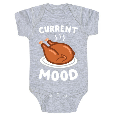 Current Mood Turkey (White) Baby One-Piece