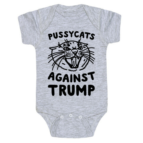 Pussycats Against Trump Baby One-Piece
