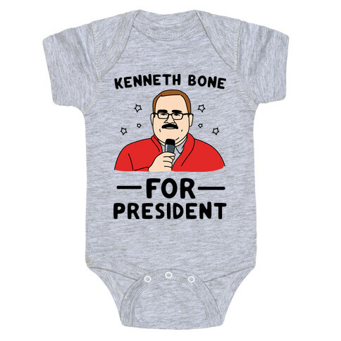 Kenneth Bone For President Baby One-Piece