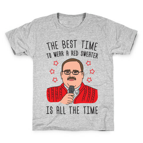 Ken Bone Red Sweater Kids T-Shirt