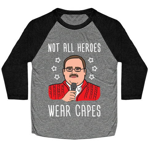 Ken Bone American Hero (White) Baseball Tee