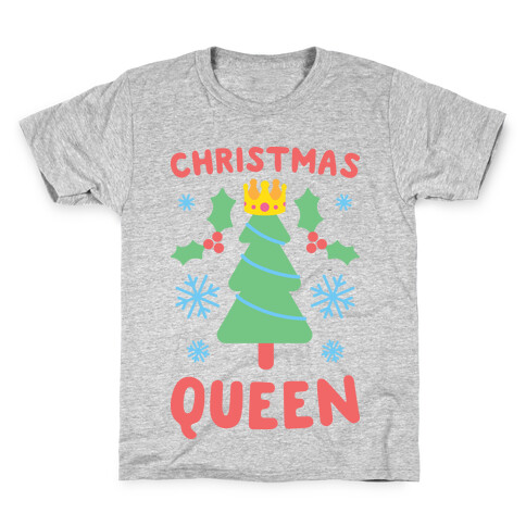 Christmas Queen (White) Kids T-Shirt