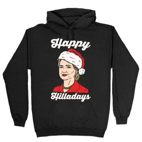 Happy Hilladays White Print Hooded Sweatshirt