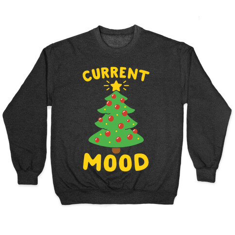 Current Mood Christmas White Print Pullover