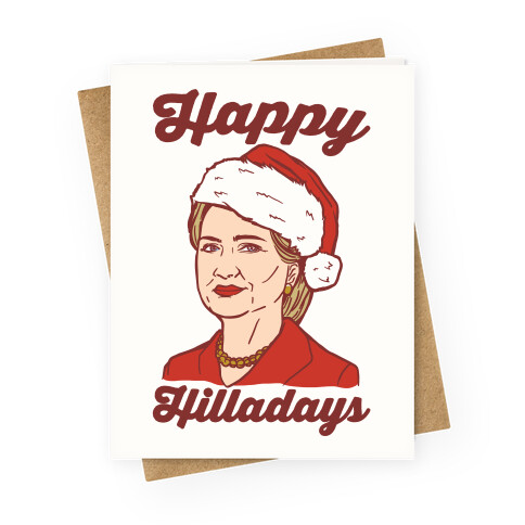 Happy Hilladays Greeting Card