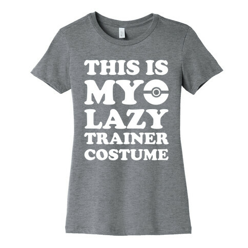 This Is My Lazy Trainer Costume Womens T-Shirt