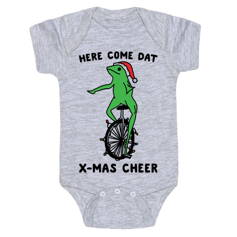 Here Come Dat X-mas Cheer Baby One-Piece