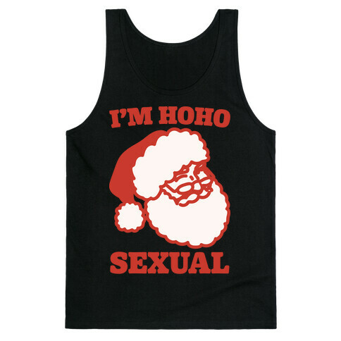 I'm Hoho Sexual White Print Tank Top