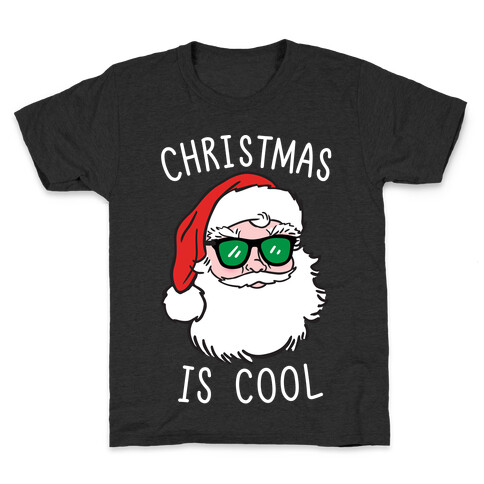 Christmas Is Cool (White) Kids T-Shirt