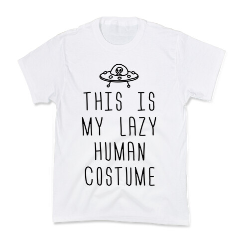 This Is My Lazy Human Costume Kids T-Shirt