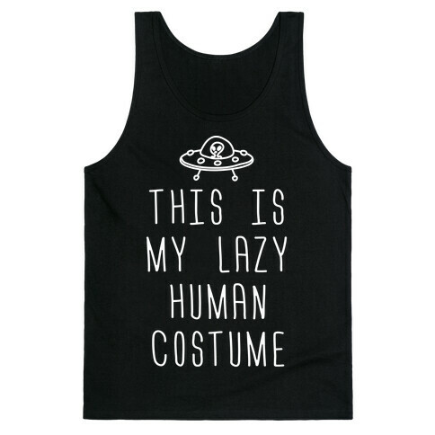 This Is My Lazy Human Costume Tank Top