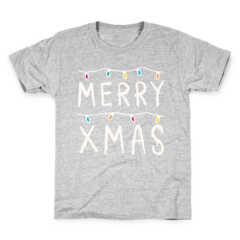 Merry Xmas Things (White) Kids T-Shirt