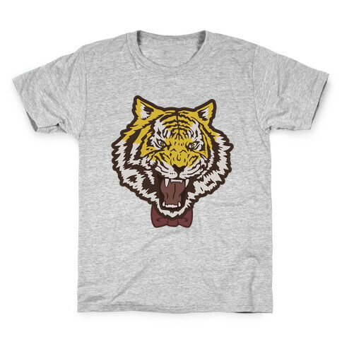 Tiger in a Bow Tie Kids T-Shirt