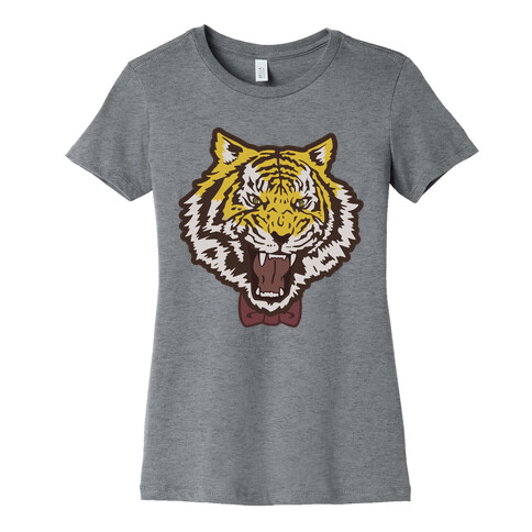 Tiger in a Bow Tie Womens T-Shirt