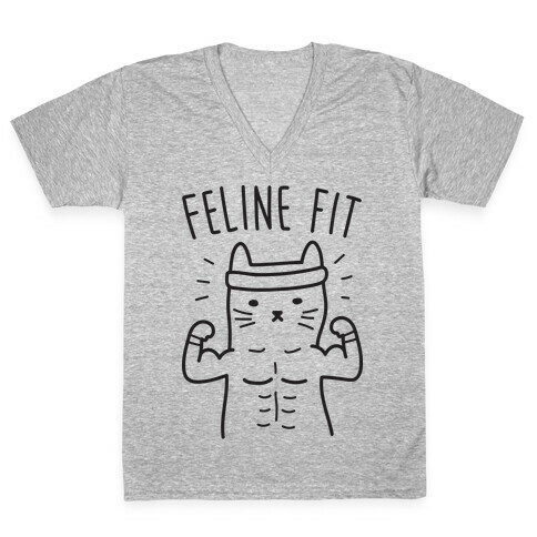 Feline Fit V-Neck Tee Shirt