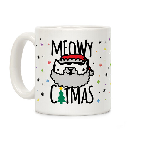 Meowy Catmas Coffee Mug