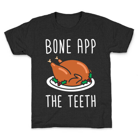 Bone App The Teeth (White) Kids T-Shirt