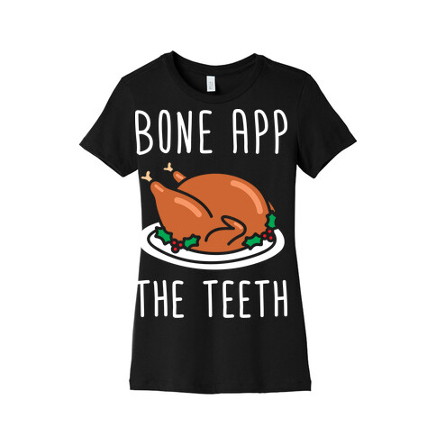 Bone App The Teeth (White) Womens T-Shirt