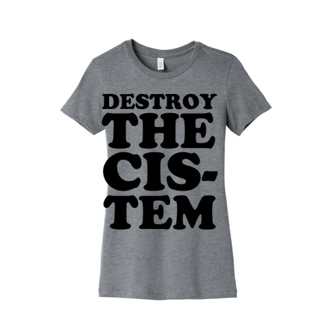 Destroy the Cis-tem Womens T-Shirt