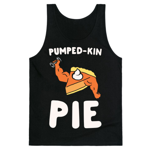 Pumped-kin Pie White Print  Tank Top