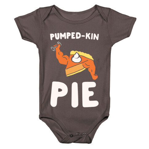 Pumped-kin Pie White Print  Baby One-Piece