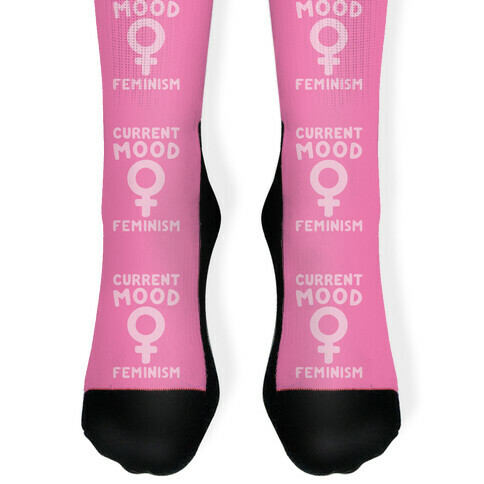 Current Mood Feminism Sock