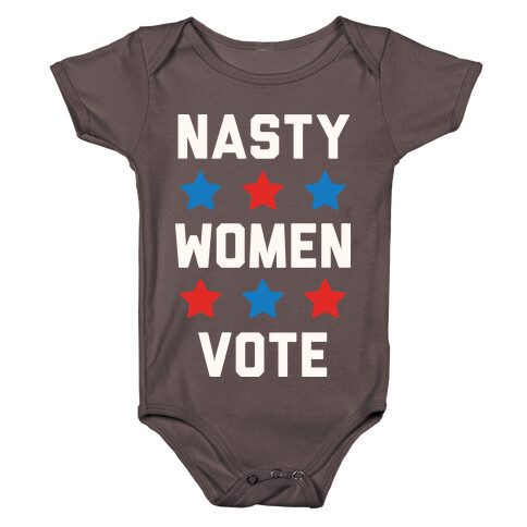 Nasty Women Vote Baby One-Piece