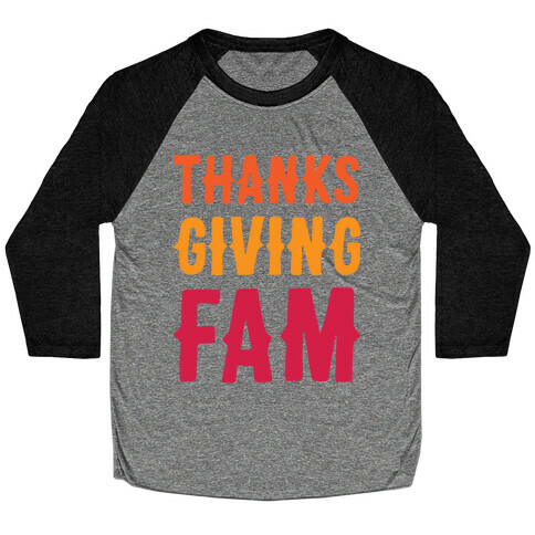 Thanksgiving Fam Baseball Tee