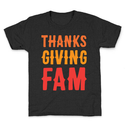 Thanksgiving Fam Kids T-Shirt