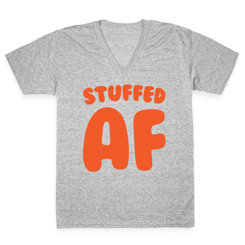 Stuffed AF V-Neck Tee Shirt