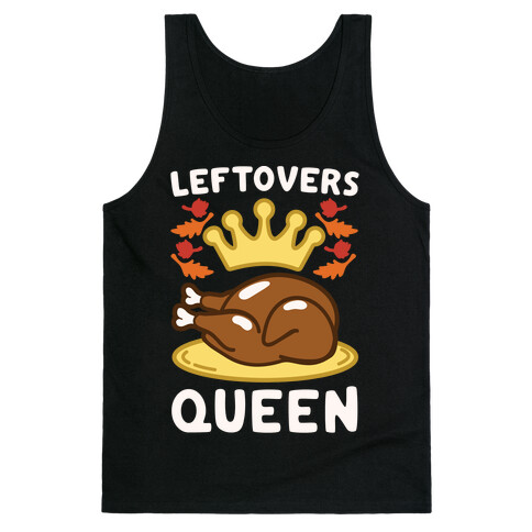 Leftovers Queen White Print Tank Top