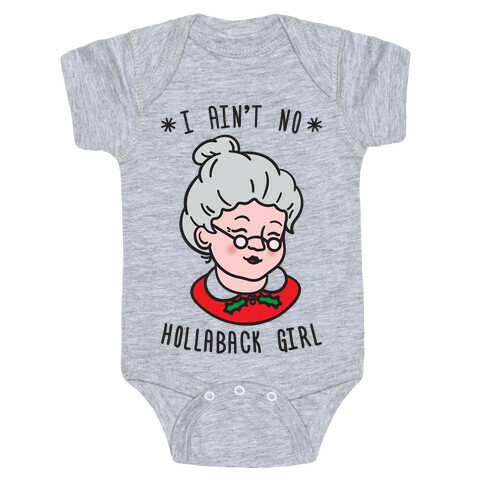 Hollaback Mrs. Claus Baby One-Piece