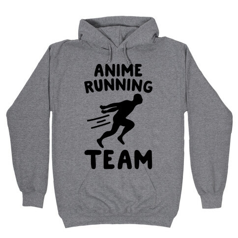 Anime Running Team  Hooded Sweatshirt