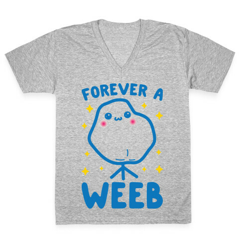 Forever A Weeb V-Neck Tee Shirt