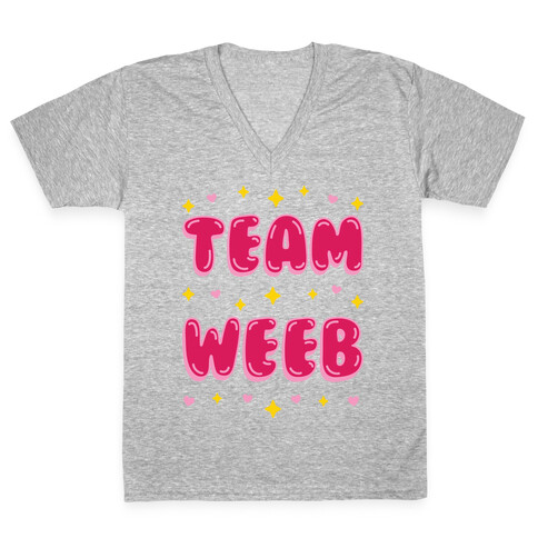 Team Weeb V-Neck Tee Shirt