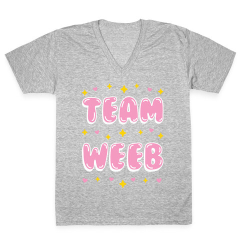 Team Weeb V-Neck Tee Shirt