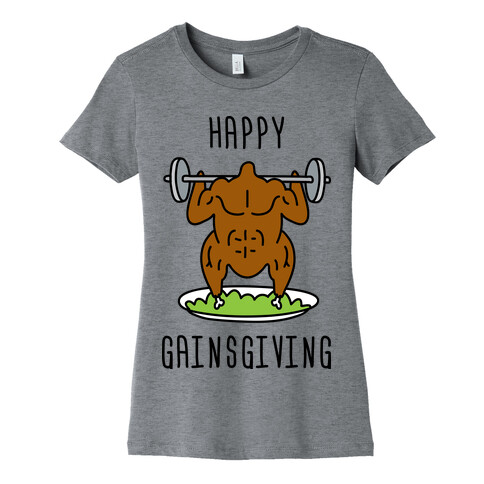 Happy Gainsgiving Womens T-Shirt