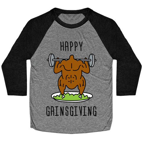 Happy Gainsgiving Baseball Tee