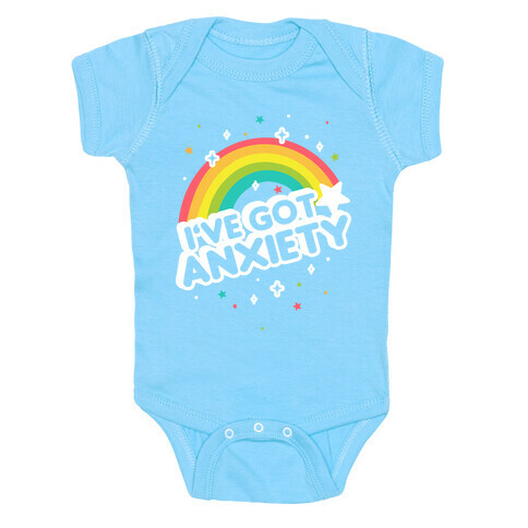 I've Got Anxiety Rainbow Baby One-Piece