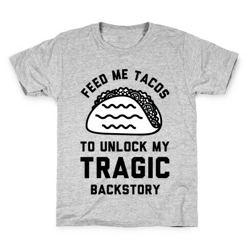 Unlock My Tragic Backstory Kids T-Shirt