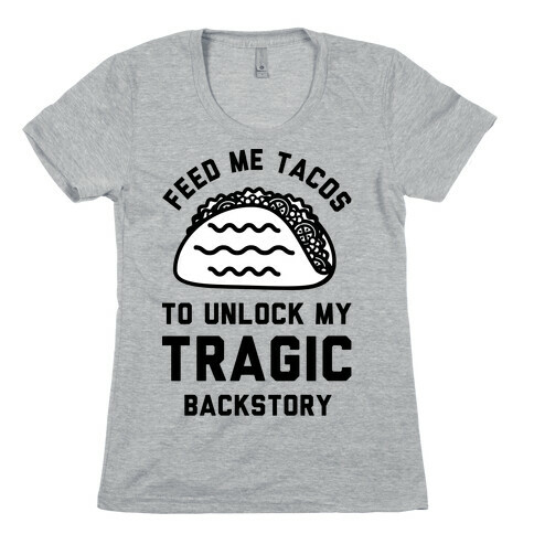 Unlock My Tragic Backstory Womens T-Shirt