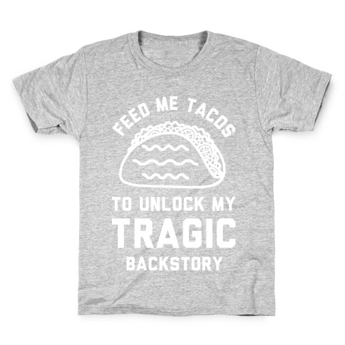 Unlock My Tragic Backstory Kids T-Shirt