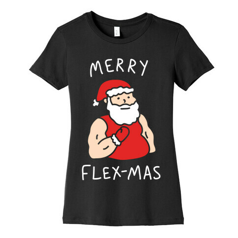 Merry Flex-mas Womens T-Shirt