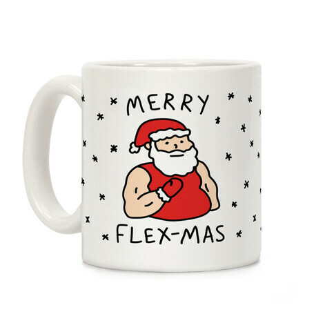 Merry Flex-mas Coffee Mug